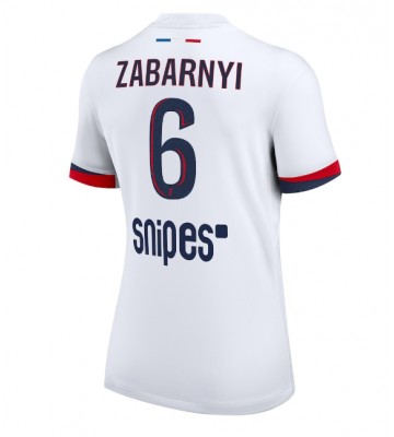 Paris Saint-Germain Illia Zabarnyi #6 Segunda Equipación Mujer 2025-26 Manga Corta